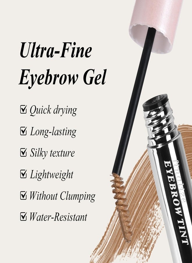 FREEORR 2PCS Tinted Eyebrow Gel, Ultra-Fine Brush Tinted Eyebrow Cream, Long Lasting Transfer-proof Eyebrow Mascara, Waterproof, Non-Clumping, Brow Filler, Volumizer Defines -Golden Brown - Image 4